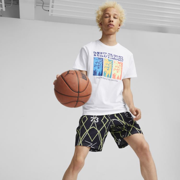 T-shirt De Basketball à Manches Courtes Blanc Rebond 2 Hommes Puma Canada
