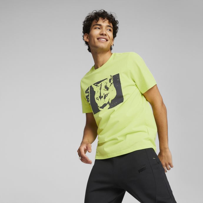 Puma Canada T-shirt De Basket-ball à Manches Courtes Timeout Lime Clair 3 Hommes
