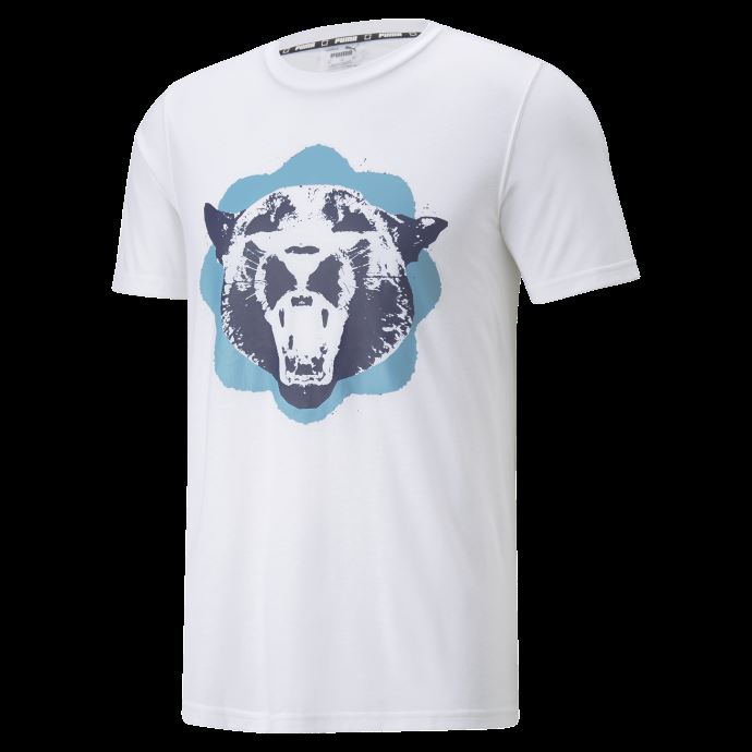 Box Out T-shirt De Basketball à Manches Courtes Pour Hommes Puma Canada Blanc
