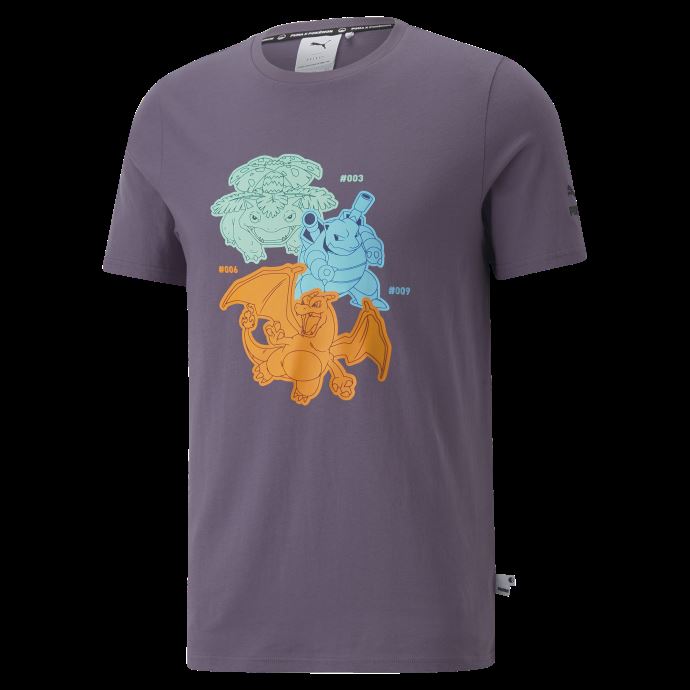 T-shirt Puma Canada X Pokémon Violet Anthracite Pour Homme

