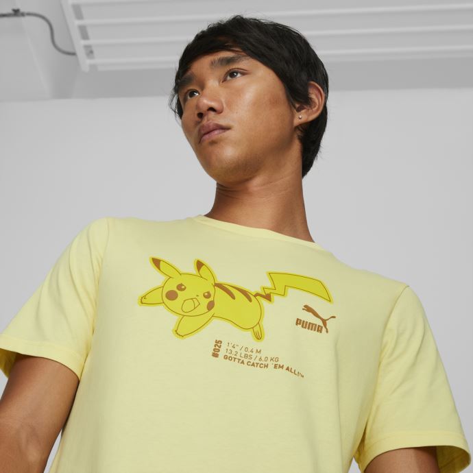 T-shirt Puma Canada X Pokémon Citron Pâle Hommes
