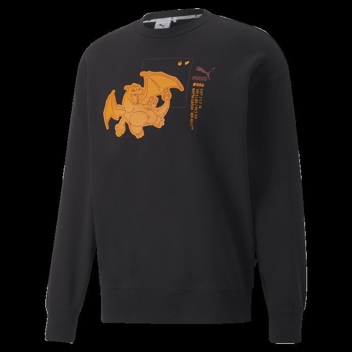 Puma Canada X Pokémon Sweat Ras Du Cou Décontracté Hommes Noir
