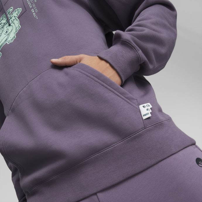 Sweat à Capuche Puma Canada X Pokémon Violet Charbon Homme
