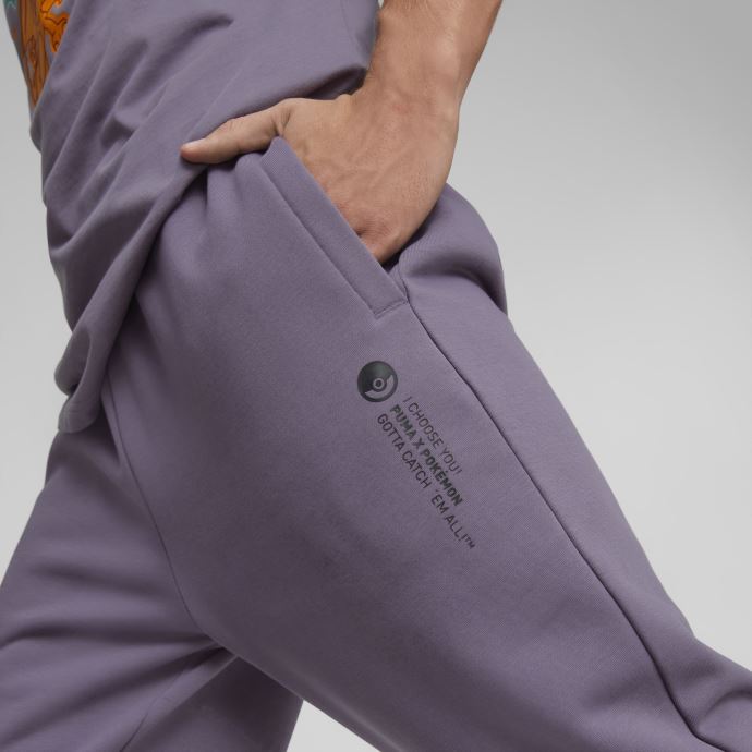 Pantalon De Survêtement Puma Canada X Pokémon Violet Anthracite Hommes