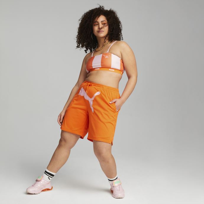 Puma Canada X Dua Lipa Short De Basketball Femme Carotte