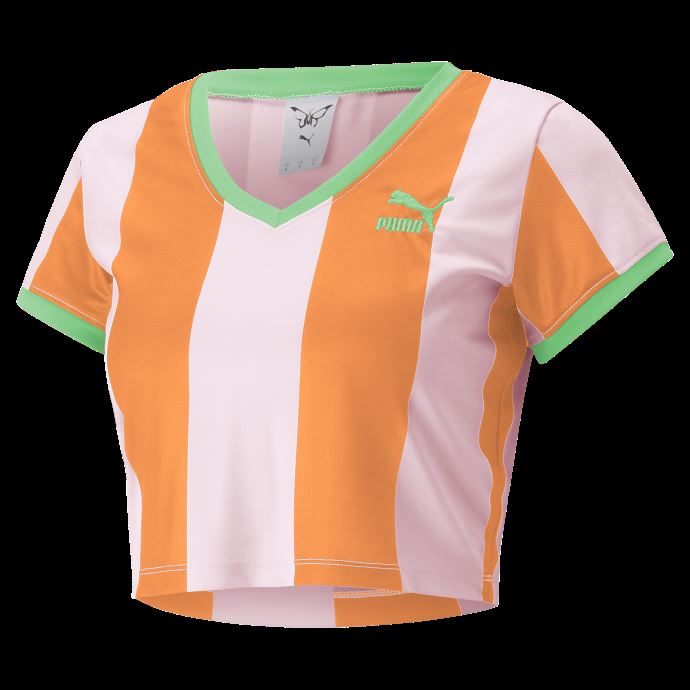 Puma Canada X Dua Lipa T-shirt Slim Femme Rose Carotte