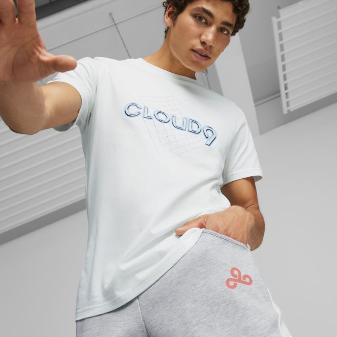 Pantalon Puma Canada Cloud9 Esports E7 Gris Clair Chiné Hommes
