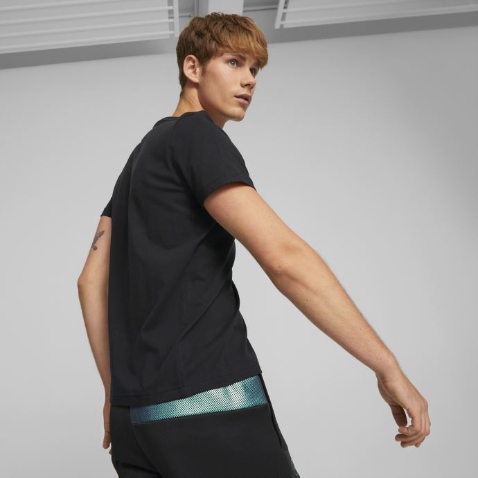 Puma Canada Mercedes-amg Petronas Motorsport Metal Energy Logo Tee Hommes Noir