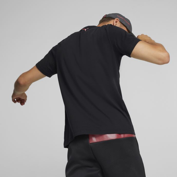 Puma Canada Scuderia Ferrari T-shirt Metal Energy Logo Homme Noir