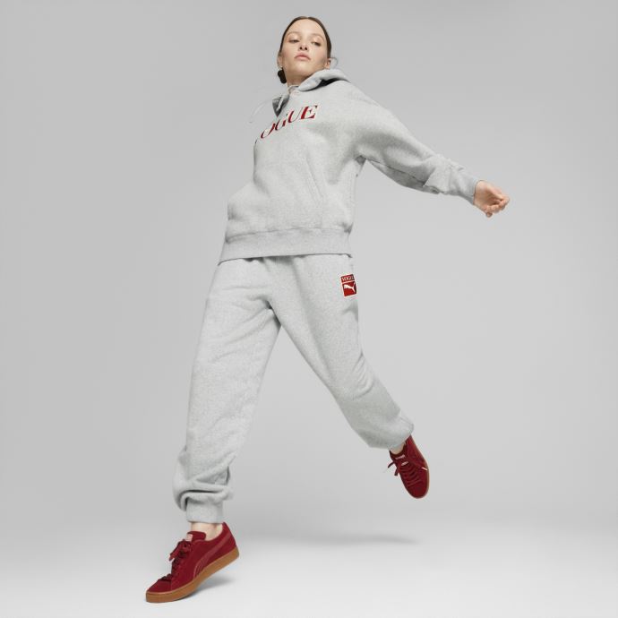 Pantalon De Jogging Femme Puma Canada X Vogue Gris Clair Chiné