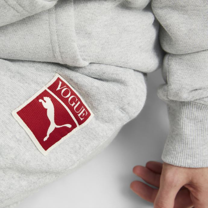 Pantalon De Survêtement Puma Canada X Vogue Femme Gris Clair Chiné
