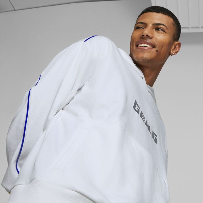 Sweat à Capuche Esports Puma Canada Blanc Gen.g Stripe