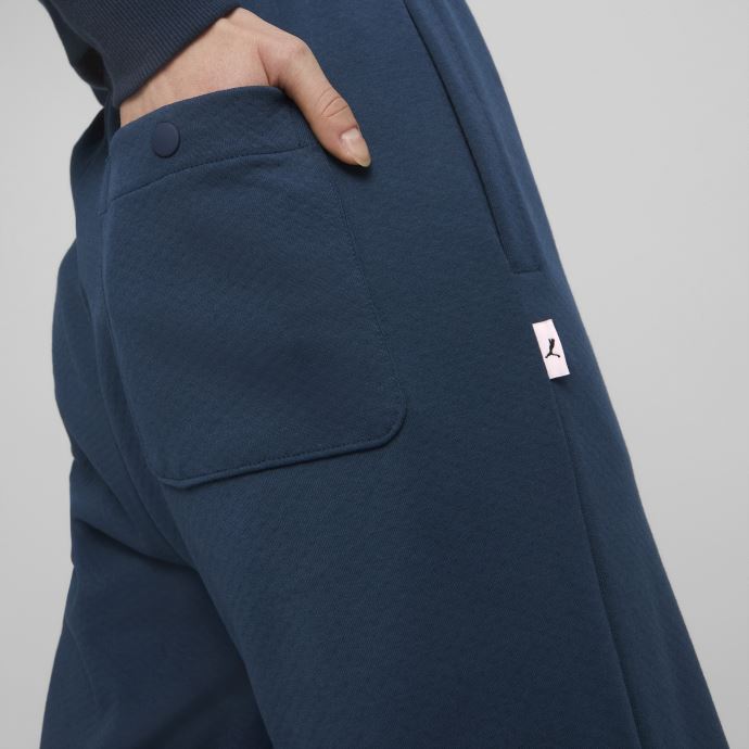 Puma Canada Pantalon Large Femme Infuse Bleu Marine
