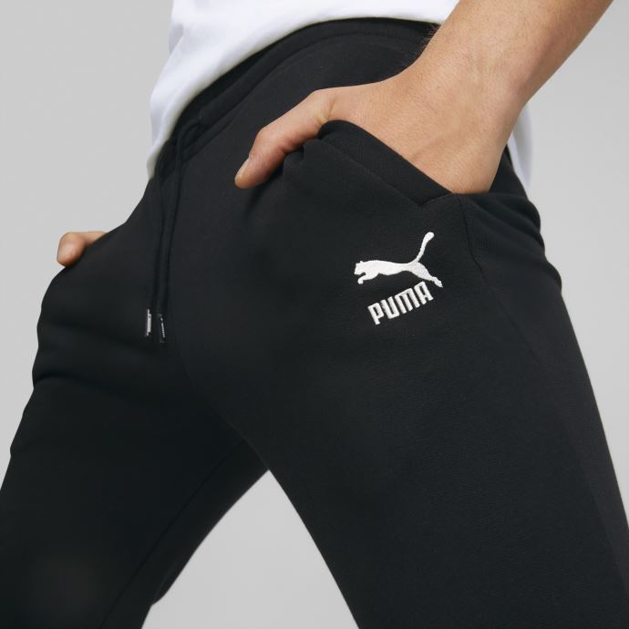 Pantalon De Survêtement Classics à Revers Pour Hommes Noir Puma Canada
