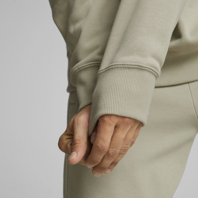 Puma Canada Classics Sweat Ras Du Cou Décontracté Hommes Gris Caillou
