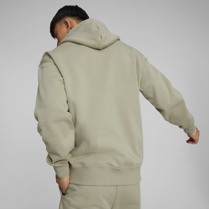 Sweat à Capuche Décontracté Classics Gris Caillou Hommes Puma Canada