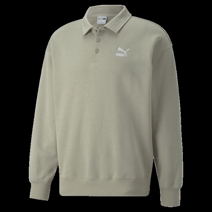 Sweat Polo Classics Gris Caillou Homme Puma Canada
