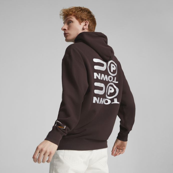 Sweat à Capuche Puma Canada Chocolat Noir Uptown