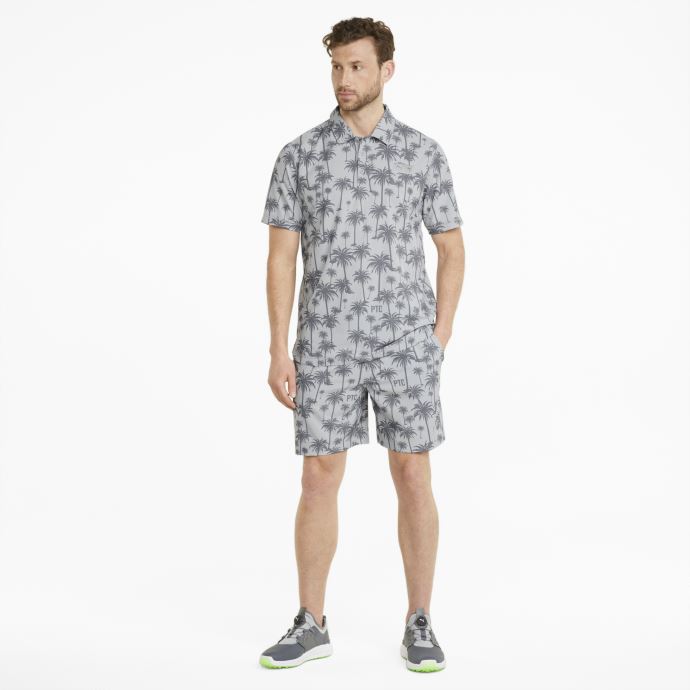 Short De Golf Puma Canada X Palm Tree Crew Palm Homme Taille Haute-quiet Shade
