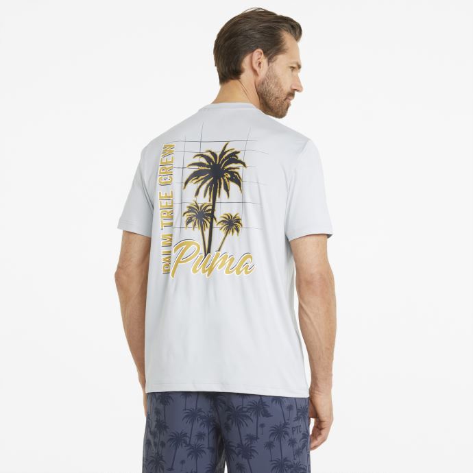 Puma Canada X Palm Tree Crew Palm Golf Tee Hommes Blanc Brillant