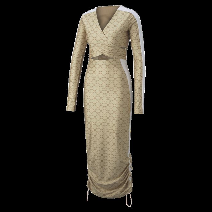 Robe Portefeuille T7 Luxe Sport Femme Puma Canada Light Sand-desert Tan Aop
