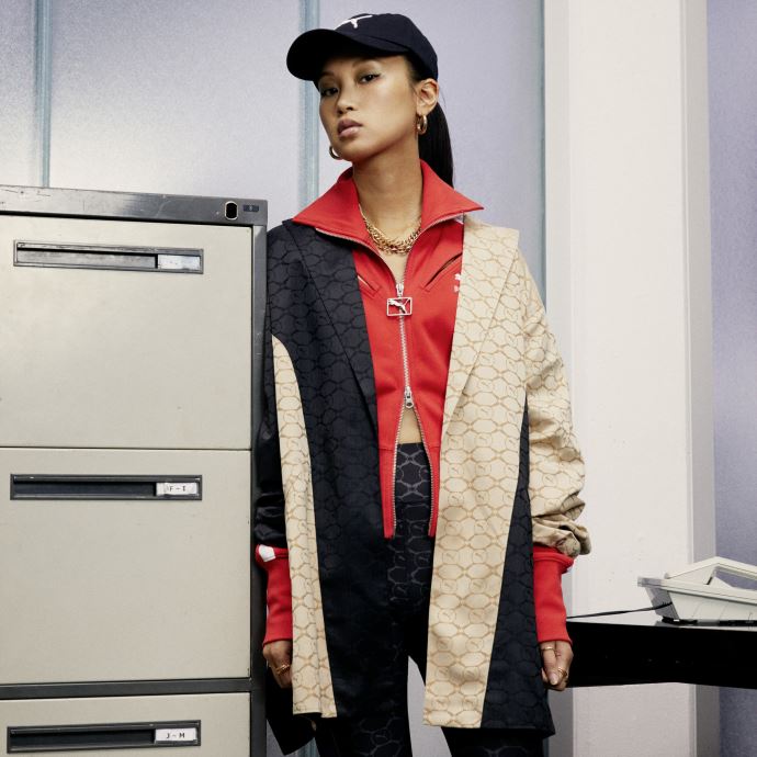 Puma Canada Luxe Sport T7 Blazer Femme Light Sand-desert Tan
