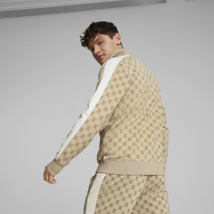 Puma Canada Light Sand-aop T7 Veste De Survêtement Imprimée Hommes