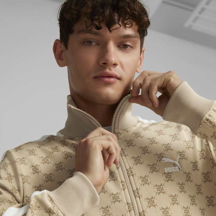 Puma Canada Light Sand-aop T7 Veste De Survêtement Imprimée Hommes
