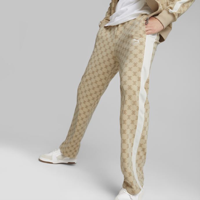 Pantalon De Survêtement Imprimé Puma Canada T7 Sable Clair Hommes