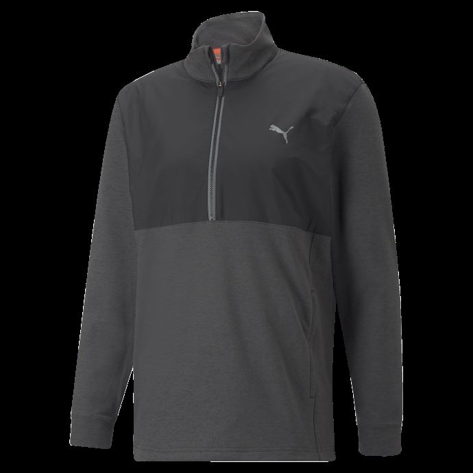 Puma Canada Cloudspun Wrmlbl Veste De Golf Quart-zip Hommes Noir
