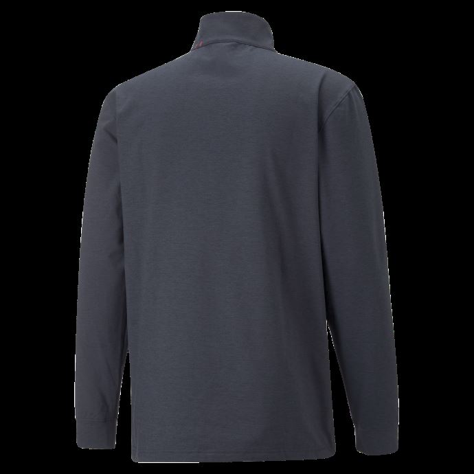 Puma Canada Cloudspun Wrmlbl Veste De Golf Quart De Zip Hommes Bleu Flamboyant
