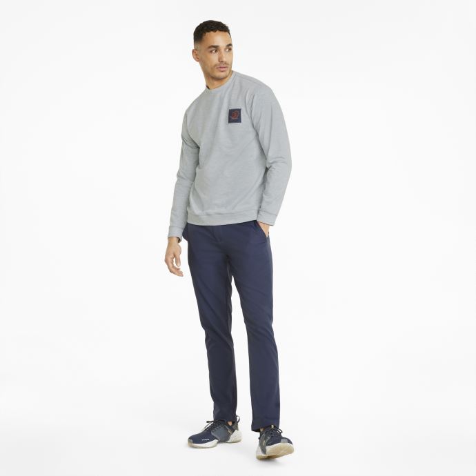 Cloudspun Amour Ras Du Cou Sweat De Golf Hommes Puma Canada Taille Haute Chiné
