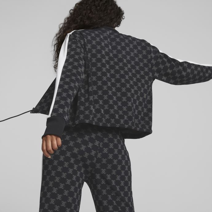 Puma Canada T7 Veste De Survêtement Imprimée Femme Noir