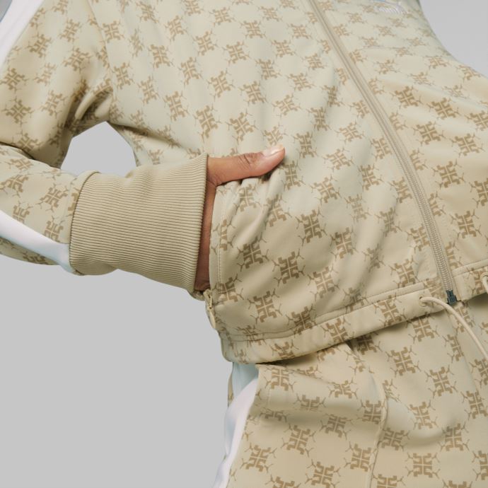 Puma Canada Light Sand T7 Veste De Survêtement Imprimée Femmes