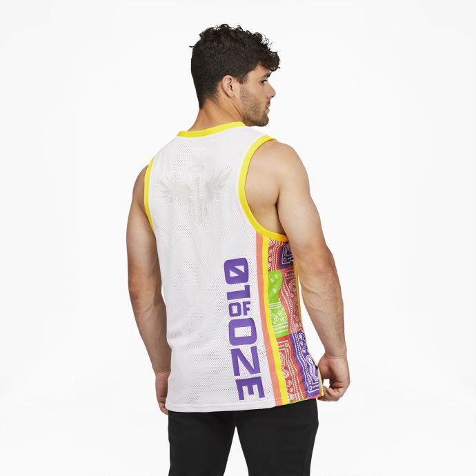 Maillot De Basketball Puma Canada Rare Pour Homme Blanc