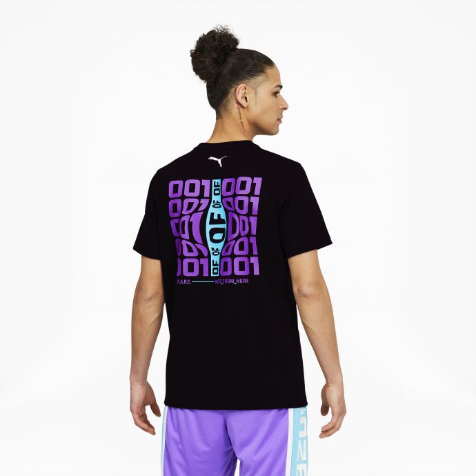 Puma Canada T-shirt Graphique Melo Warp Drive Noir