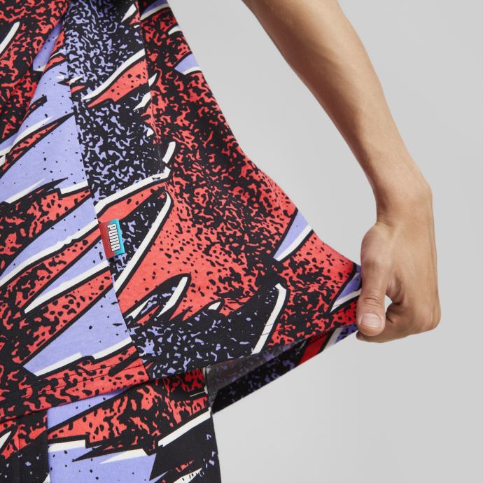 Puma Canada Lavendar Pop-aop Fandom T-shirt Imprimé Pour Hommes
