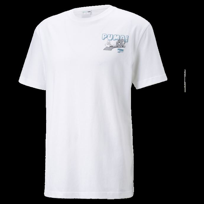 T-shirt Graphique Centre-ville Blanc Pour Hommes Puma Canada
