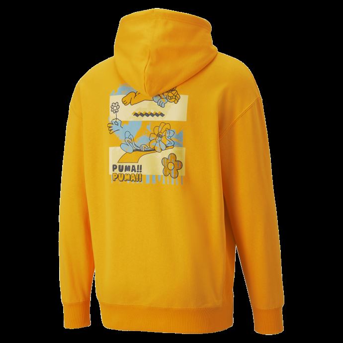 Sweat à Capuche Graphique Centre-ville Hommes Puma Canada Tangerine