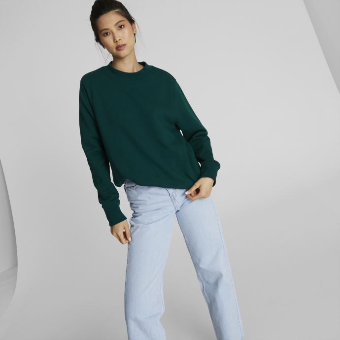 Sweat Puma Canada Varsity Green Stewie Pour Femme