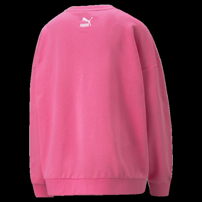 Puma Canada Rose Carmin Rétro Ras Du Cou Sweat Femme