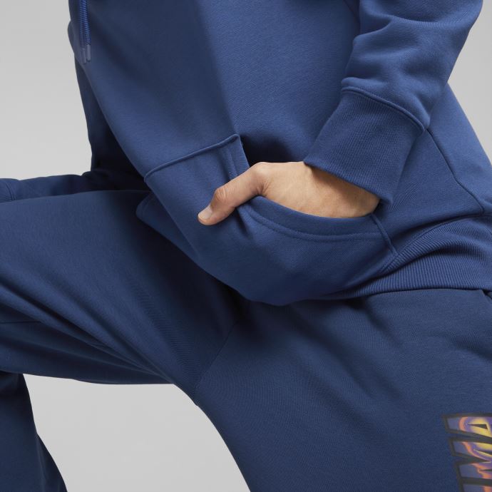 Sweat à Capuche Graphique Sportswear By Puma Canada Pour Hommes Bleu Flamboyant