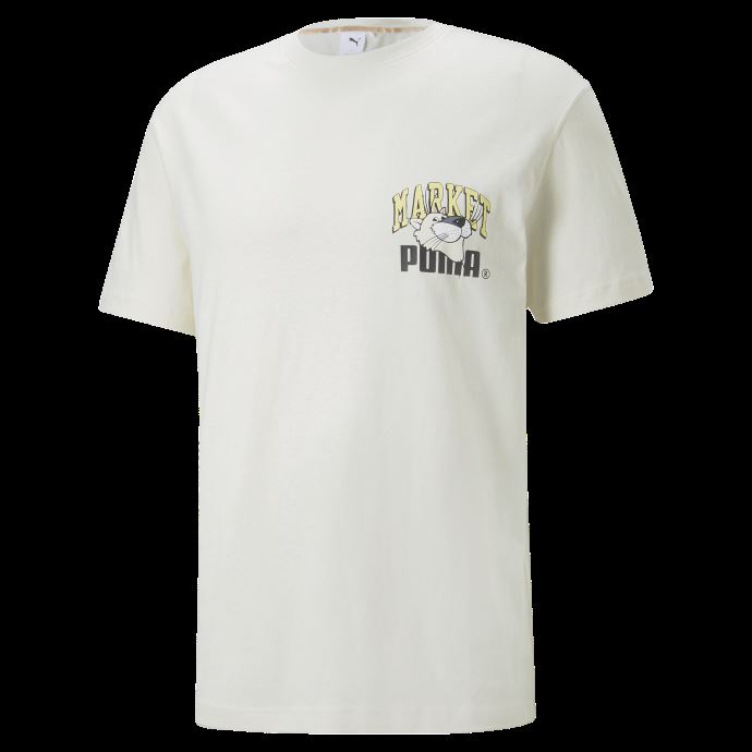 Puma Canada X Market T-shirt Graphique Pour Hommes Immaculé
