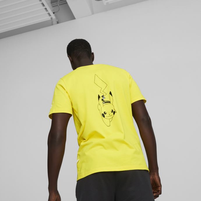 Puma Canada X Pokémon T-shirt Graphique Pour Homme Jaune Empire
