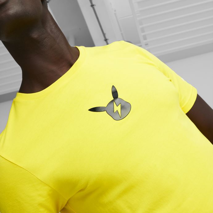 Puma Canada X Pokémon T-shirt Graphique Hommes Jaune Empire