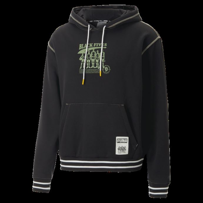 Puma Canada X Black Fives Sweat à Capuche De Basketball Hommes Noir
