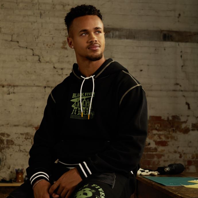 Puma Canada X Black Fives Sweat à Capuche De Basketball Hommes Noir
