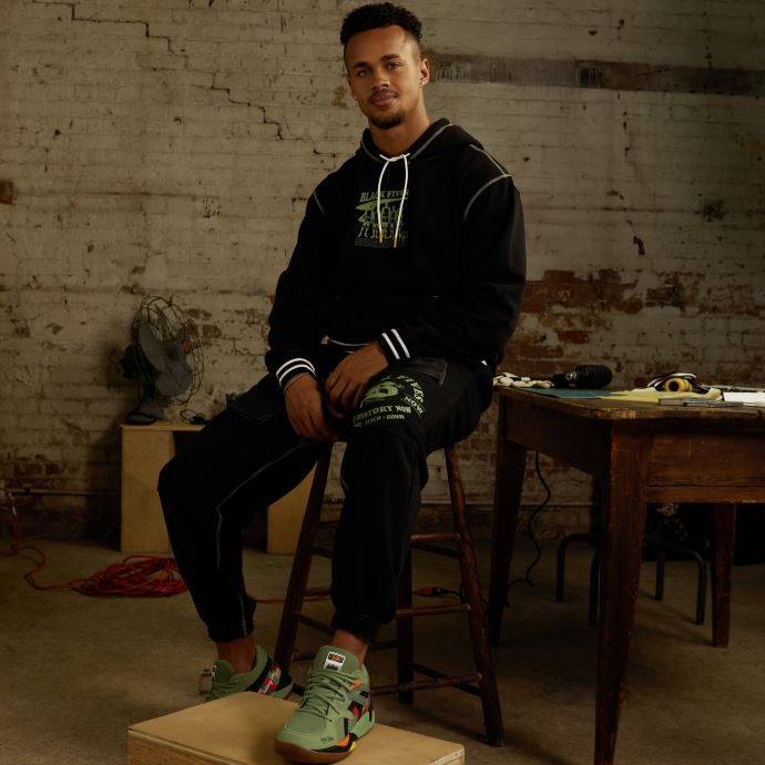 Puma Canada X Black Fives Sweat à Capuche De Basketball Hommes Noir
