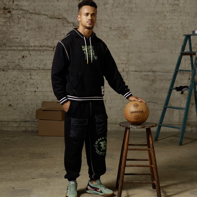 Pantalon De Survêtement De Basketball Puma Canada X Black Fives Pour Homme Noir
