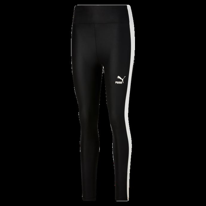 Legging Taille Haute Puma Canada T7 Shiny Femme Noir-pristine
